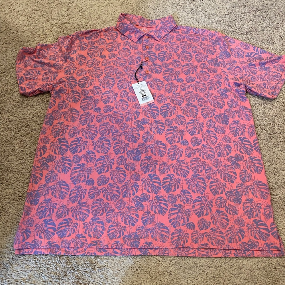 XL Matte Grey Golf Polo NWT